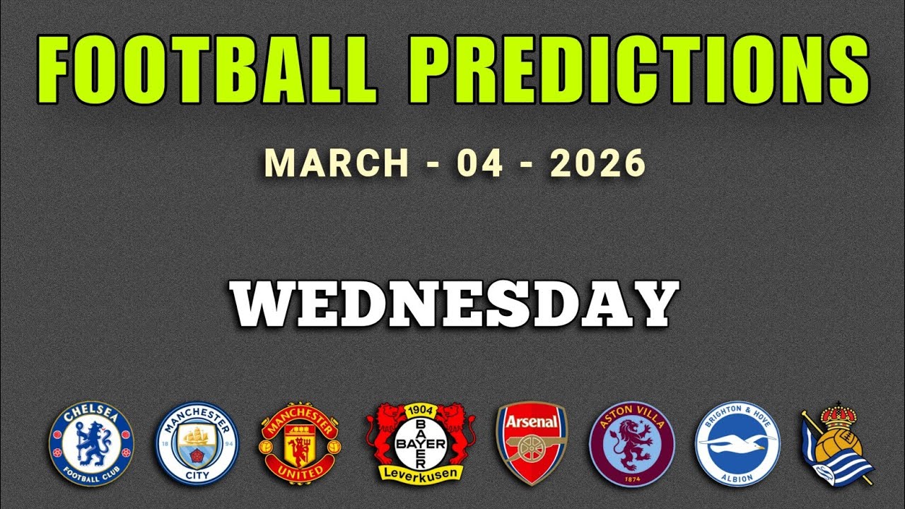 FOOTBALL PREDICTIONS TODAY | Premier League | La Liga | Bundesliga | GoalIQ, #footballprediction
