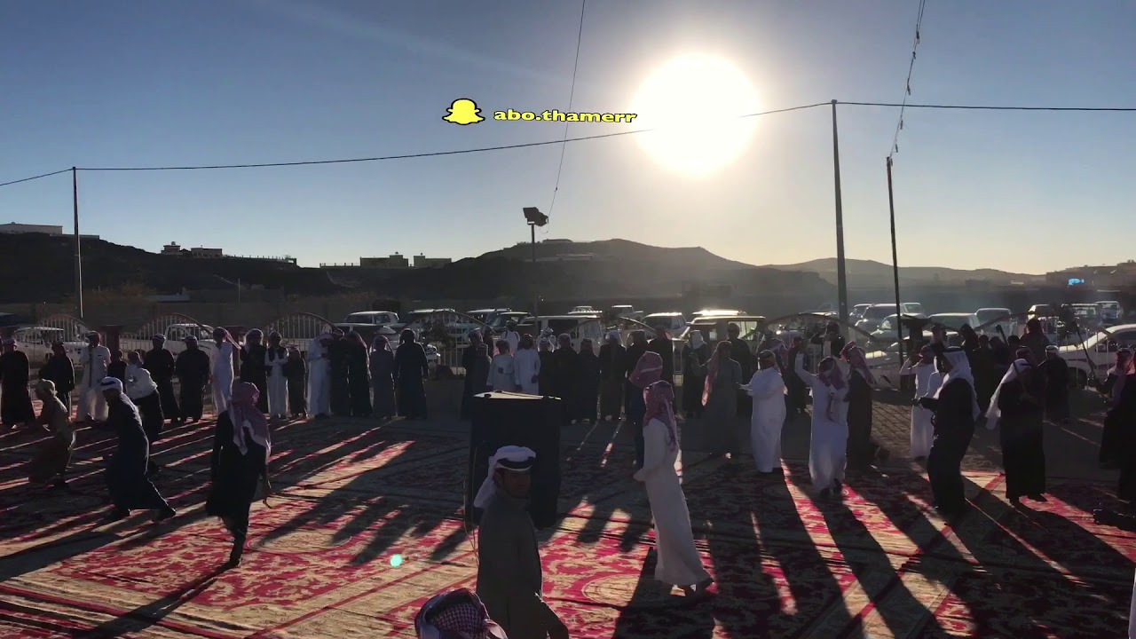 مدقال عراضه الجنوب خويا وأصدقاء المتزوج/ سعد سعيد ابو حاوي الحتارشة في زواجه يوم السبت 26 / 4 / 1439