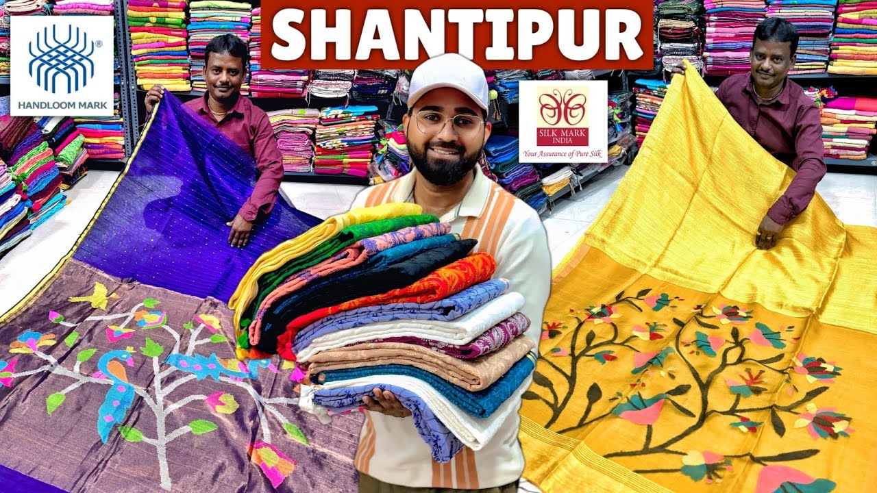 100% Hand Woven Matka , Silk Linen ,Tussar & Cotton Saree Manufacturer 🔥🔥 Shantipur Saree Wholesaler