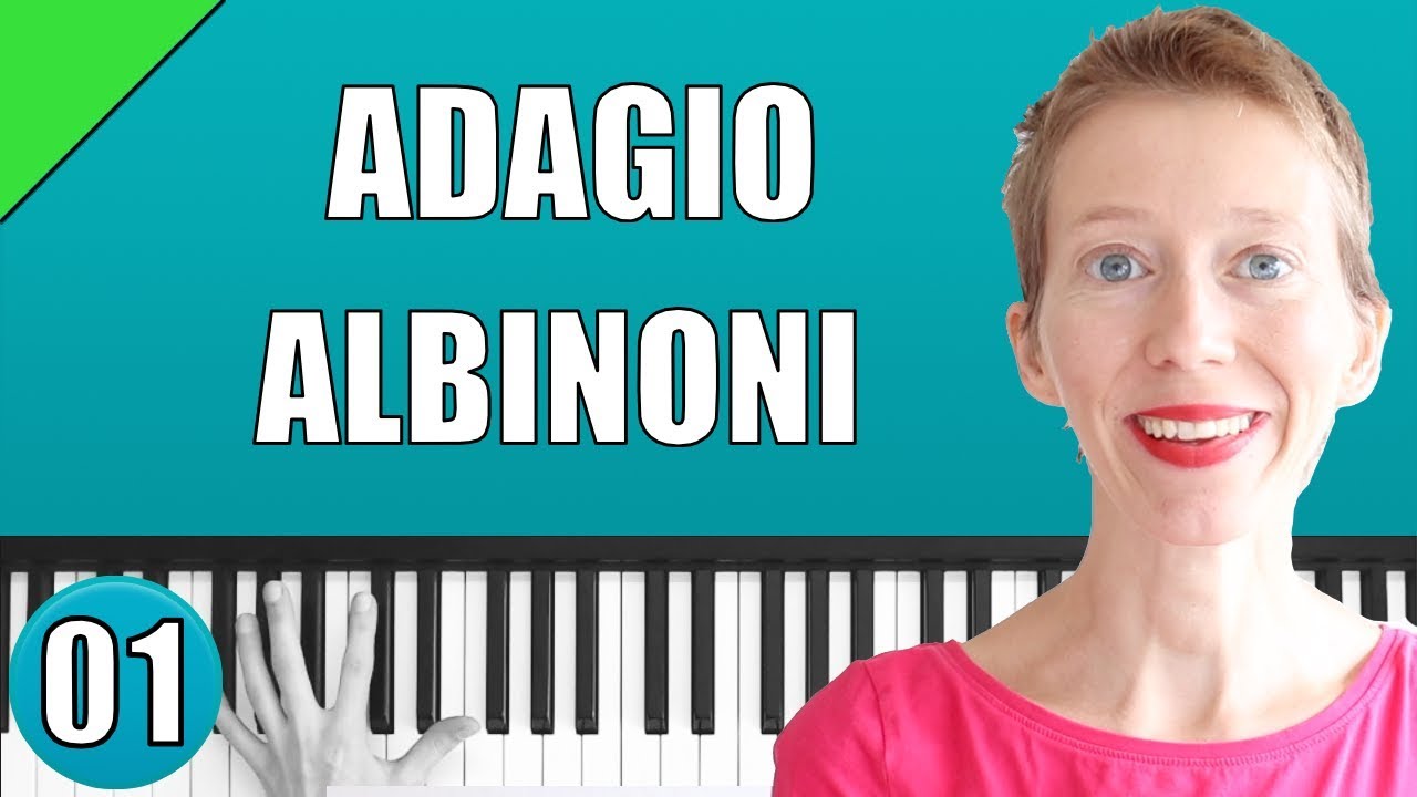 Adagio in G-moll - Albinoni - Klavier Tutorial #1
