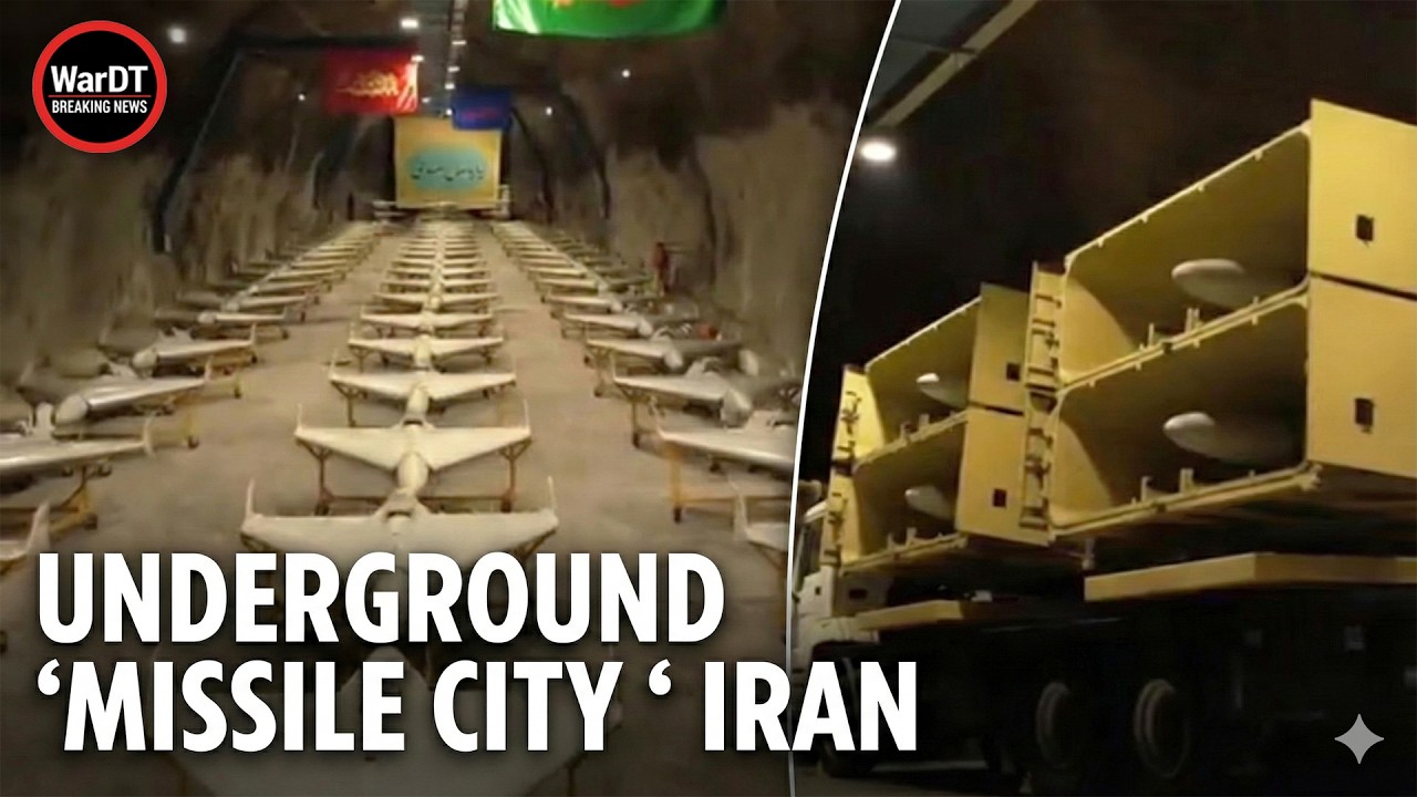 Inside Iran's underground 'Missile City': Secret tunnels packed with Shahed drones