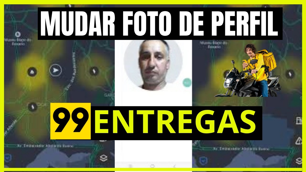 Como MUDAR a FOTO Do PERFIL Da 99 ENTREGAS (NOVA ATUALIZAÇÃO)