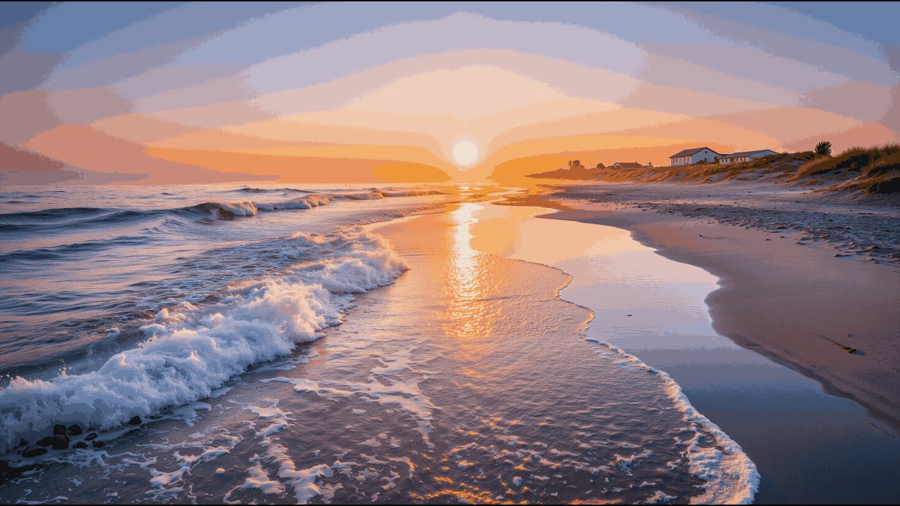 Flute Music with Ocean Waves 🌊 Deep Relaxation, Stress Relief & Peaceful Sleep