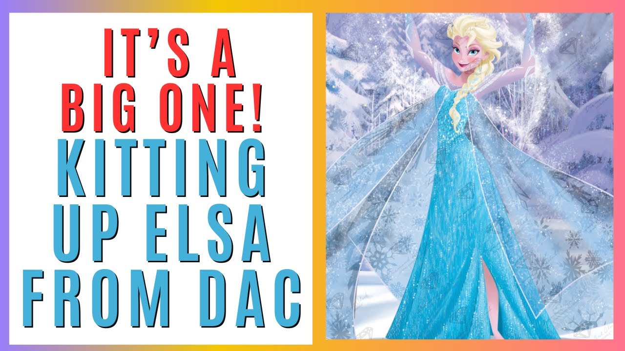 Diamond Painting Kitting Up of Elsa, Queen of the North Mountain!
