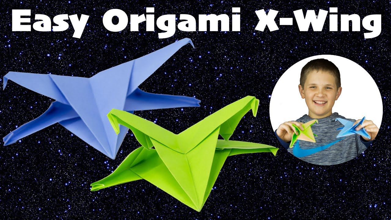 Origami X Wing (Easy): How to fold