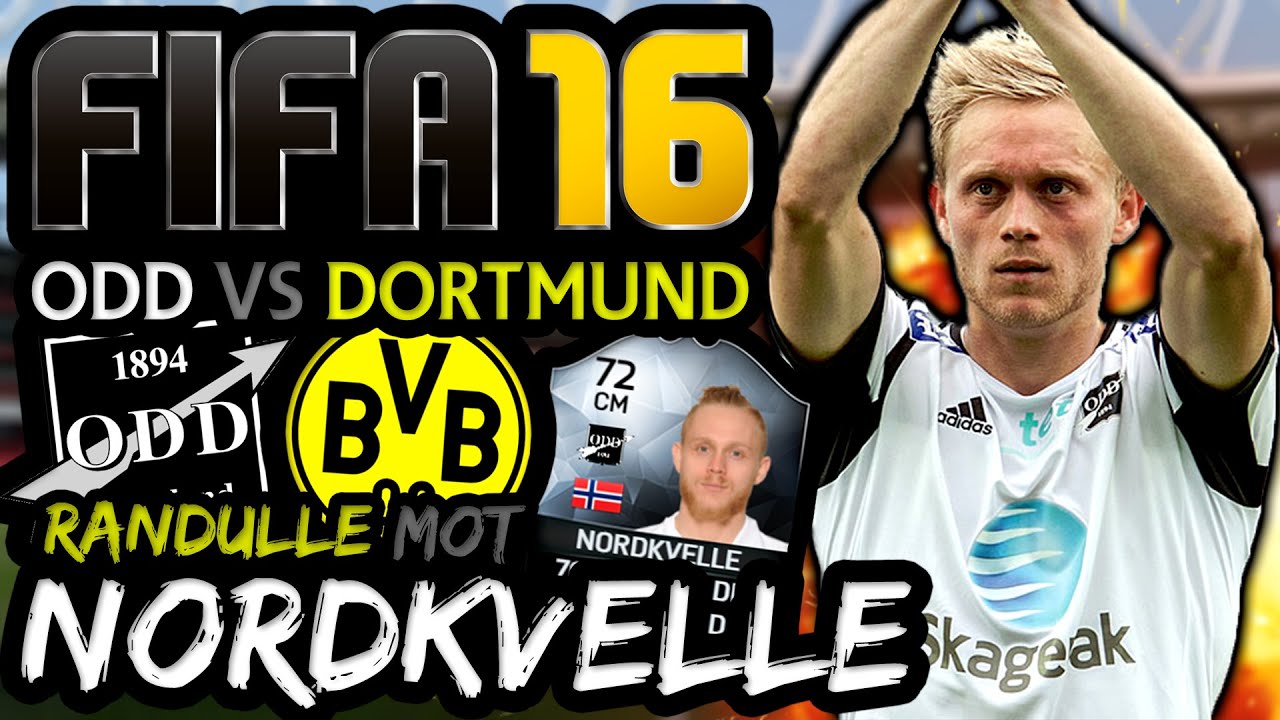 FREDRIK NORDKVELLE MOT RANDULLE!! FIFA 16 MOT EN PROFESSJONELL FOTBALLSPILLER!!