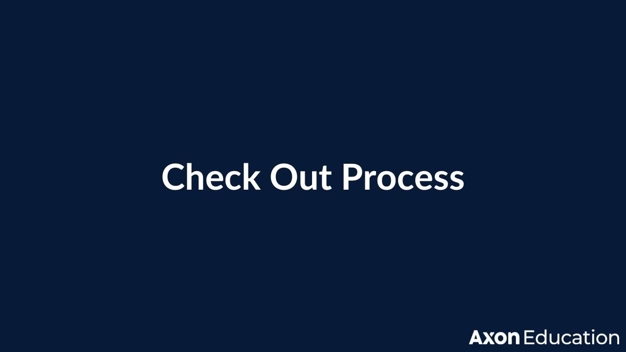 Clinical Portal- Check Out Process