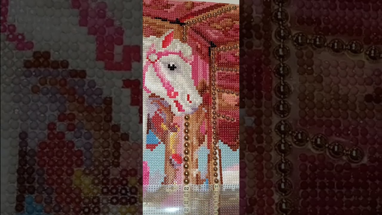 @feelookart carousel 🎠 horse #gemcreations #feelookart part4 Halfway done