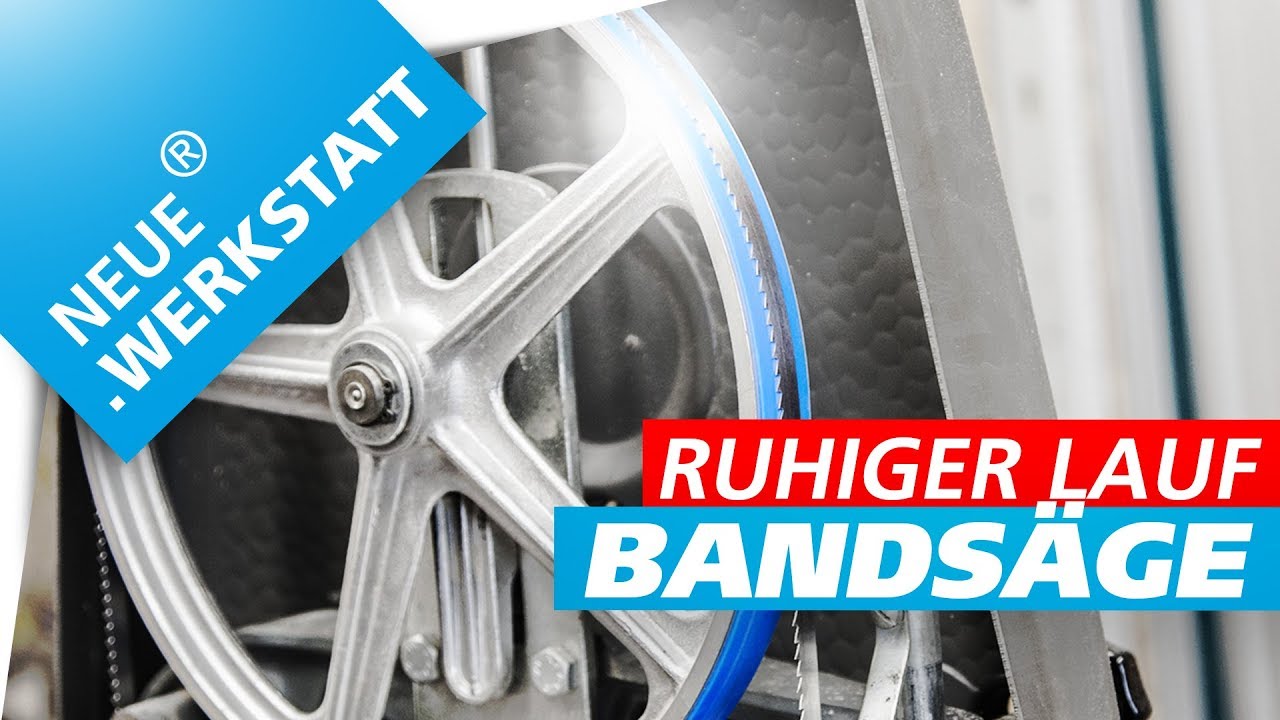 Bandsägen Gummibelag bei jeder Bandsäge selber wechseln | Gummi-Band tauschen