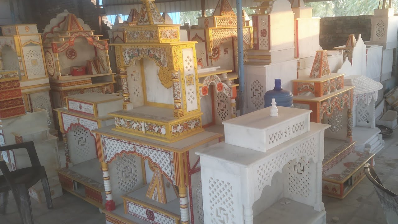 राजनगर मार्बल में बने हुए छोटे मंदिर बहुत खूबसूरत है कम कीमत में कांटेक्ट के लिए कॉल करें96664462522