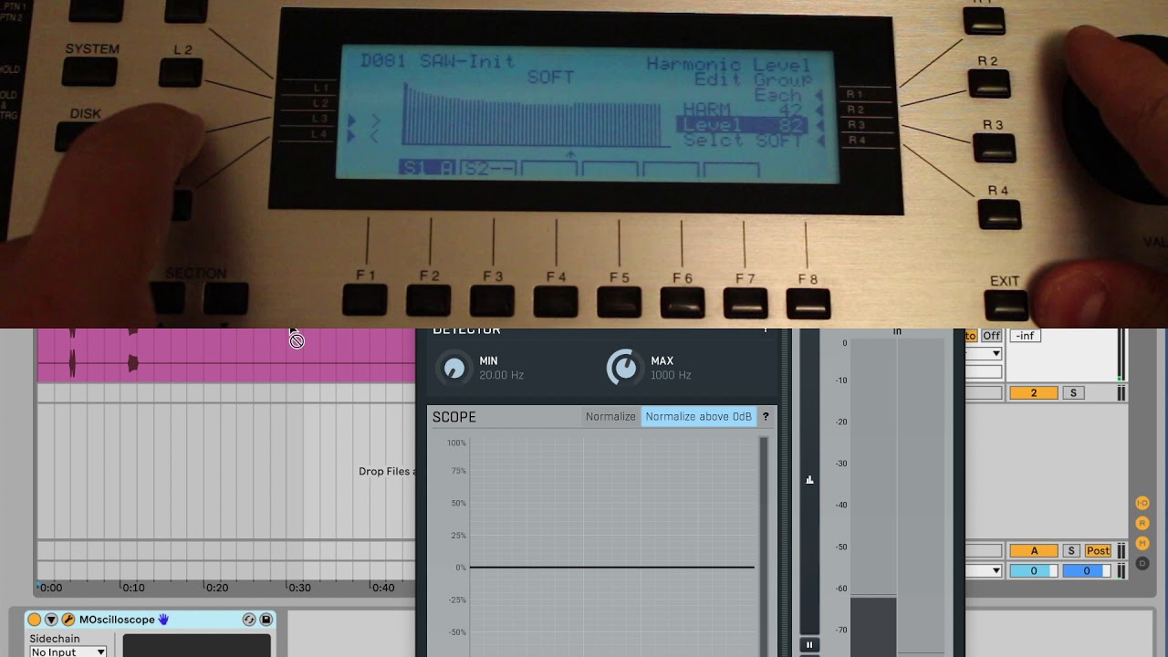 Kawai K5000S Init Patch With Sawtooth Wave