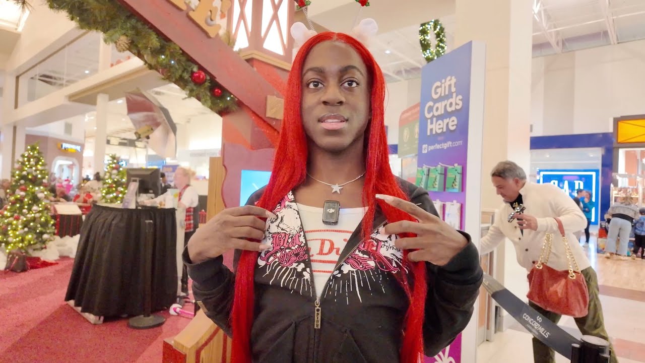 meeting mall santa