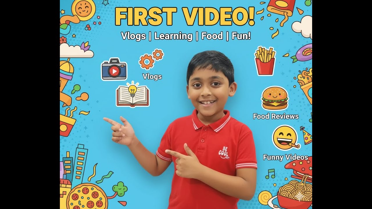 My first video ever..! Small kid, Big thoughts 😁