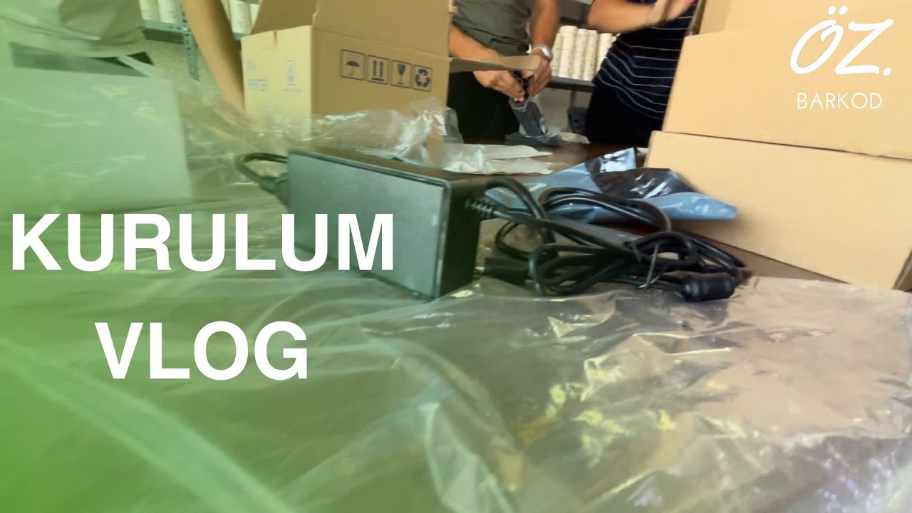 Barkod Sistemi | Kurulum Vlog | Öz Barkod
