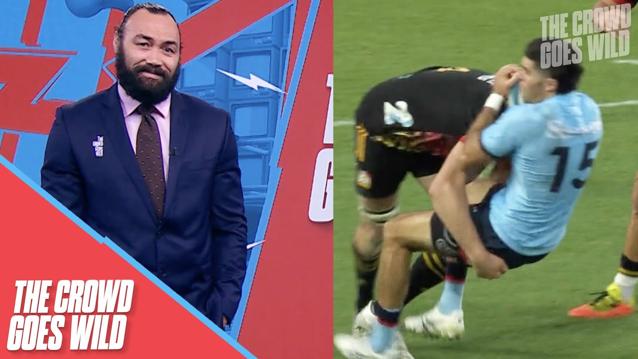 All Black lock Brodie Retallick smashes NSW fullback in huge rugby tackle | Smashed Em Bro