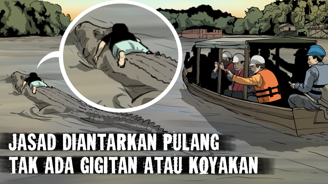Buaya Pengantar Jasad: Kisah Nyata Muhammad Ziyad di Sungai Mahakam
