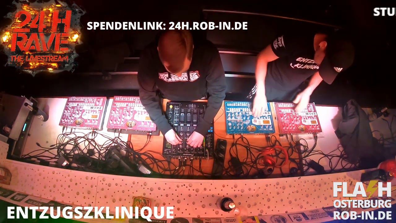 ENTZUGSZKLINIQUE @ FLASH CLUB OSTERBURG - 24H RAVE LIVESTREAM 25.12.20