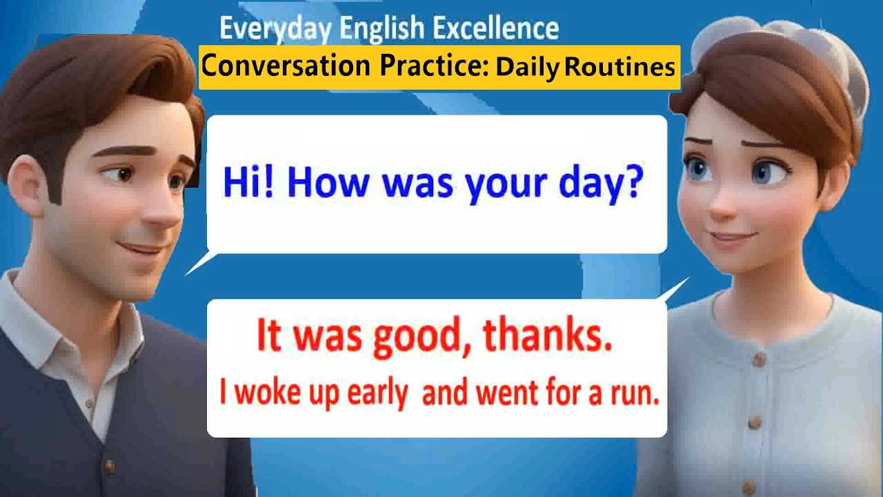 Learn English Conversation: Daily Routines Dialogue for Beginners | Everyday English Excellence