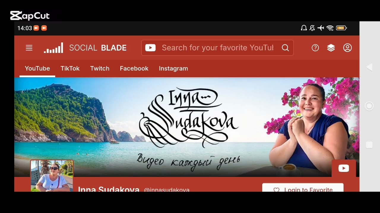 Доход канала Inns Sudakova с монетизации контента на Ютубе 