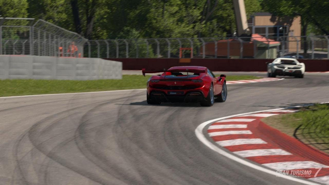 GT7: Ferrari 296 Special Race (Hard) at CGV 1st /w CRB (1st person) Indicators off