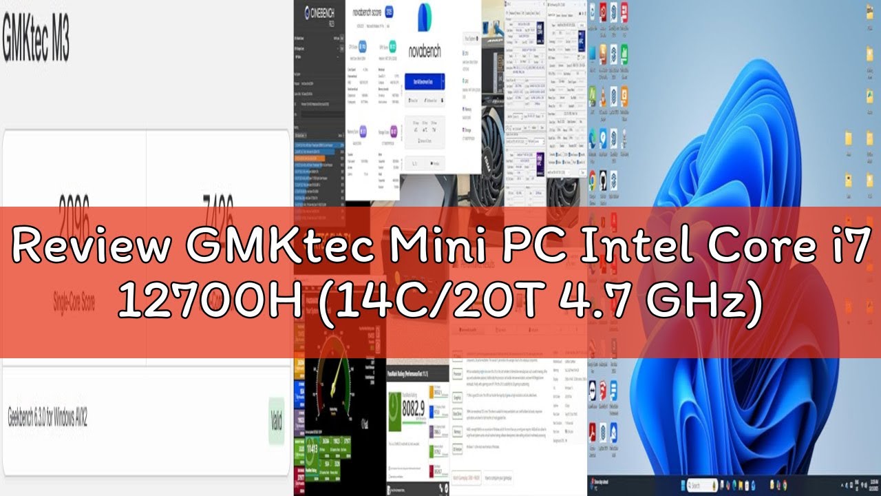 Review GMKtec Mini PC Intel Core i7 12700H (14C/20T 4.7 GHz), 16GB DDR4 1TB SSD, Mini Desktop Comput