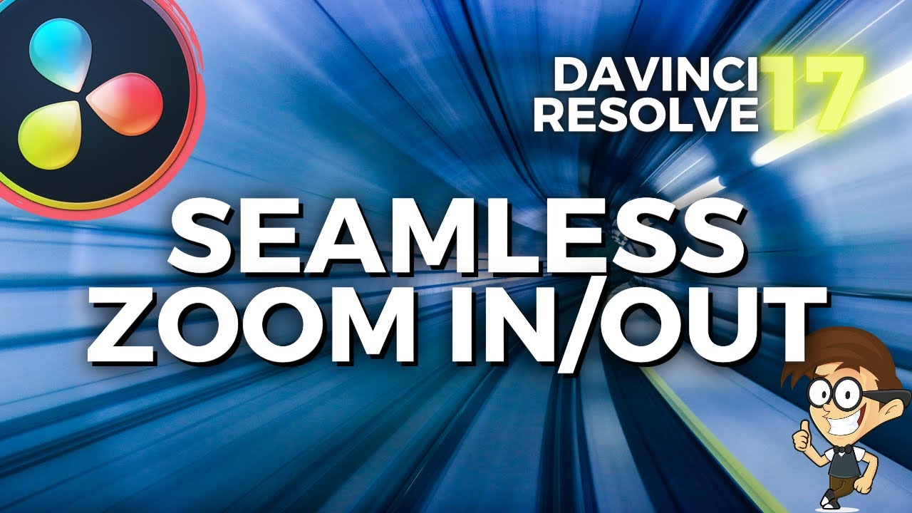 Creating a SNAP ZOOM IN/OUT with FUSIONS BEST NEW FEATURE in Davinci Resolve 17