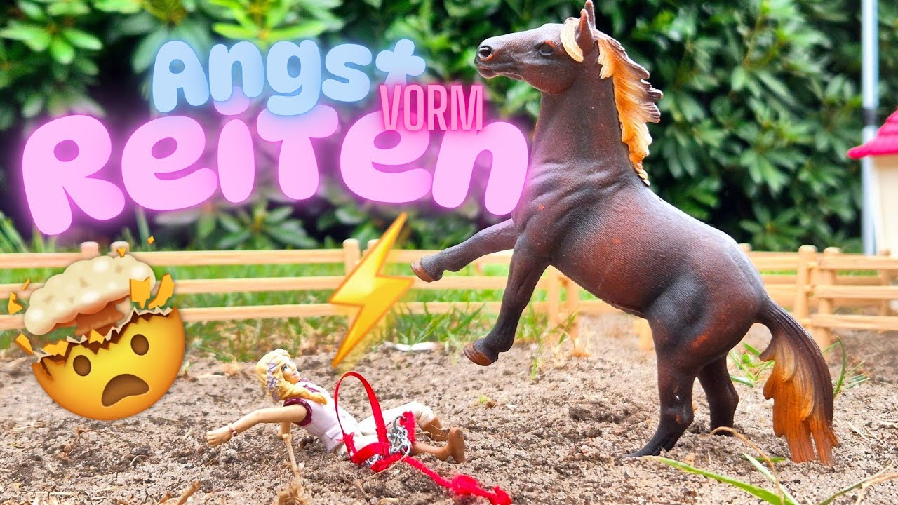 ANGST VORM REITEN🤯🤫Ist Fire ein Problempferd?😰Schleich Video Geschichten Pferde🌟