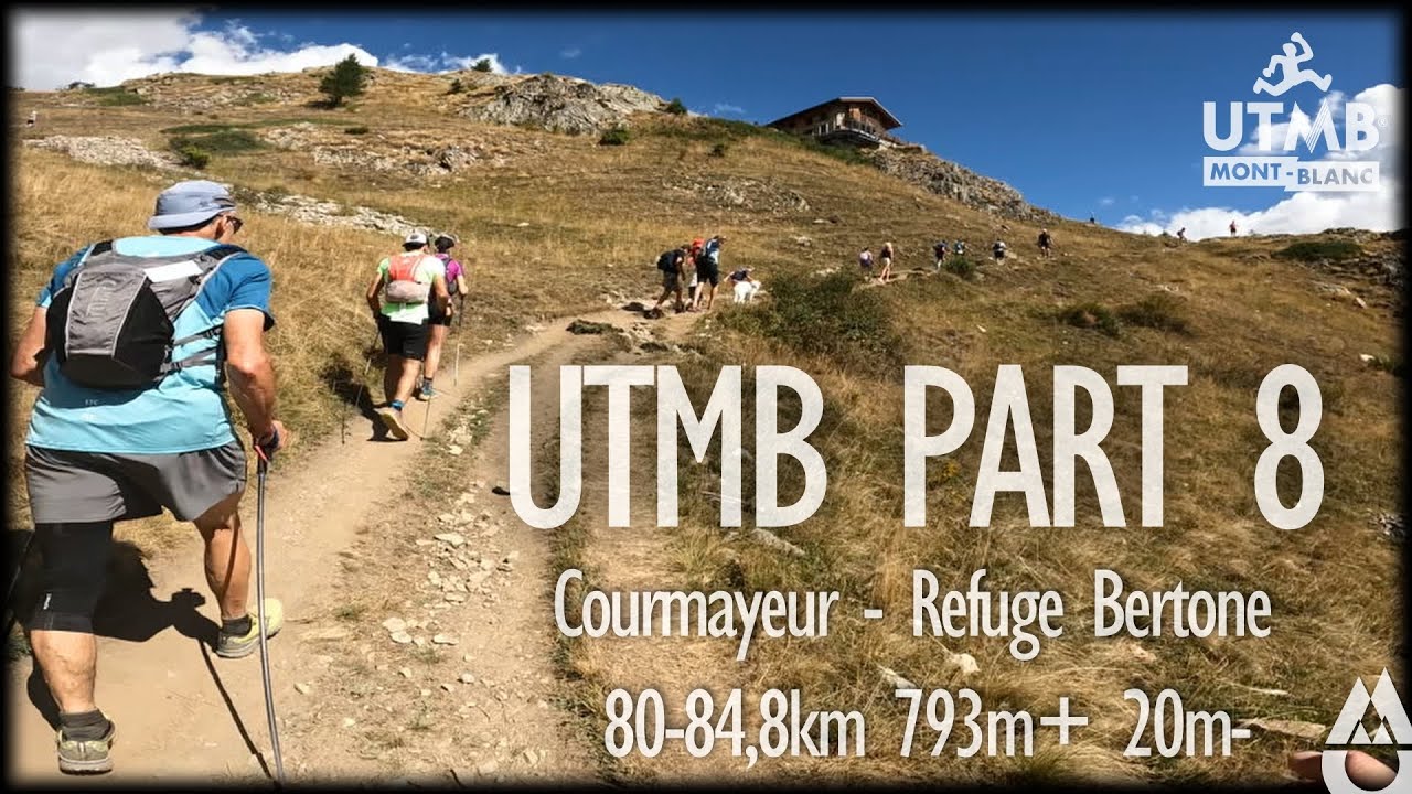 UTMB: Courmayeur FSC - Refuge Bertone 80-84,8km (100% of the route accelerated)