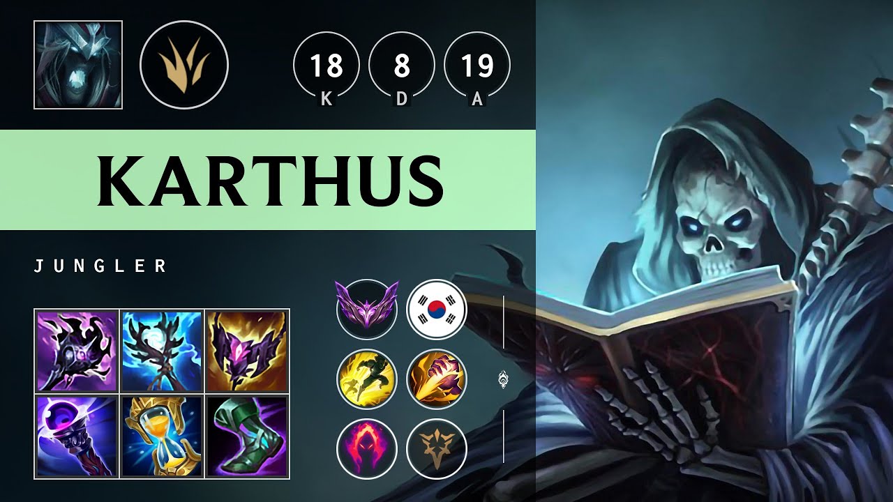 Karthus Jungle vs Viego: Triple Kill, Unstoppable - KR Master Patch 14.20