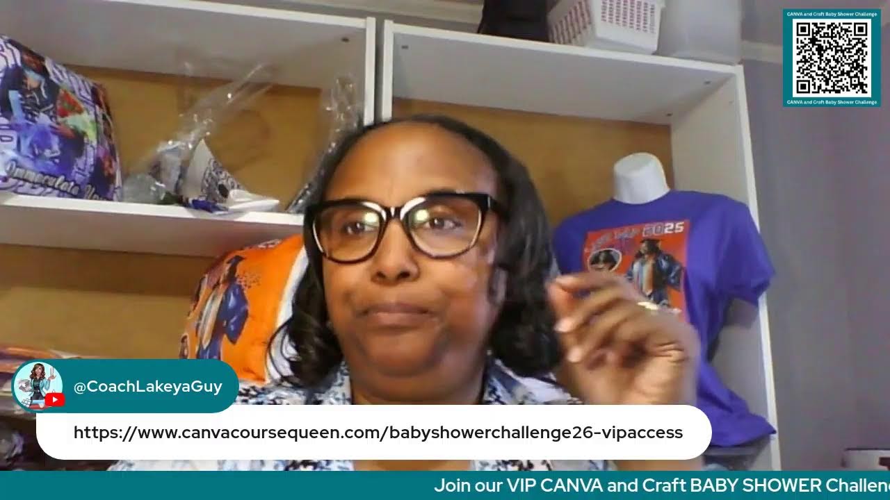 DAY 3 of the CANVA and Craft BABY SHOWER Challenge