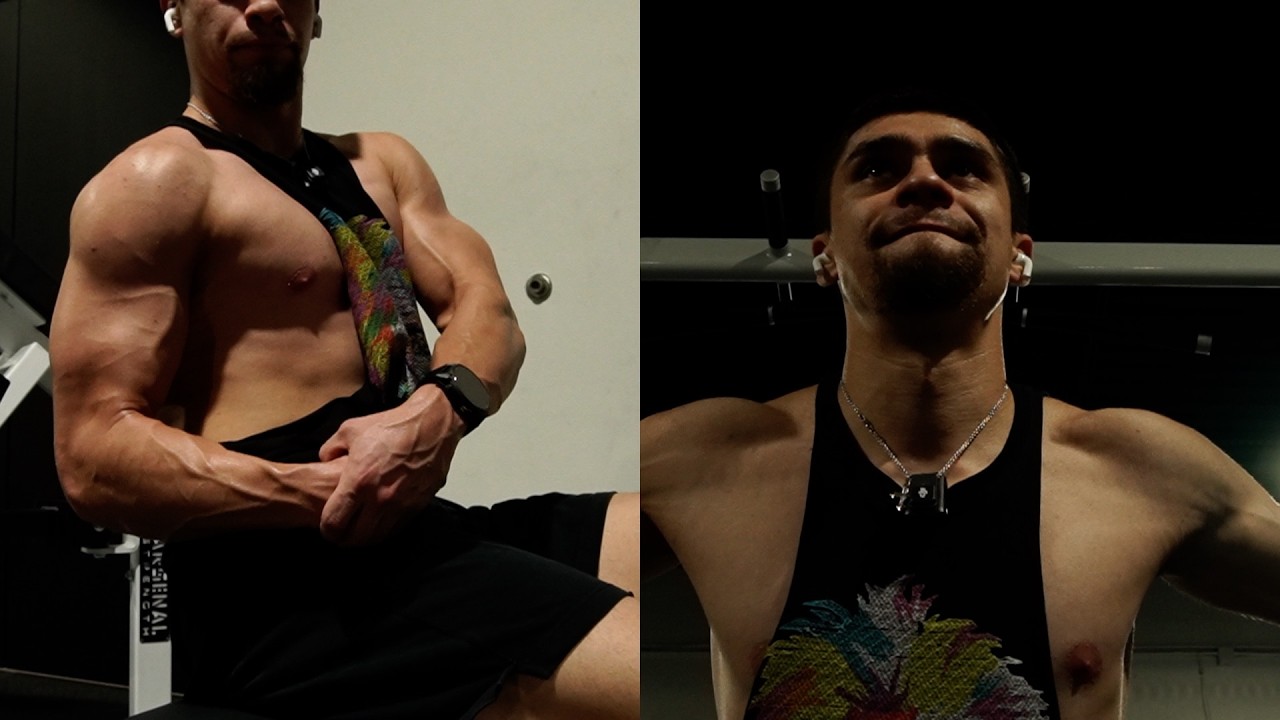 Vlog 15 - Chest Day + What Vitamins I Take Bodybuilding