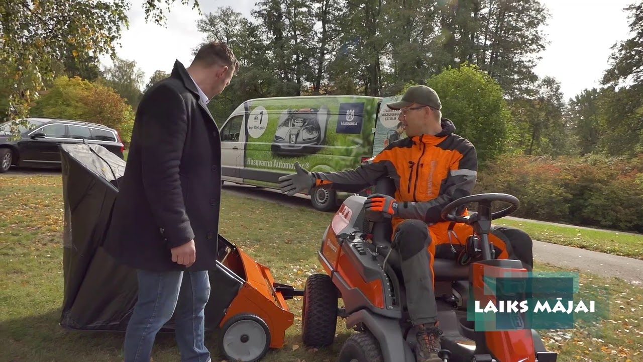 Husqvarna Laiks mājai_2.sezona: Husqvarna zāles un lapu savācējs_3.epizode