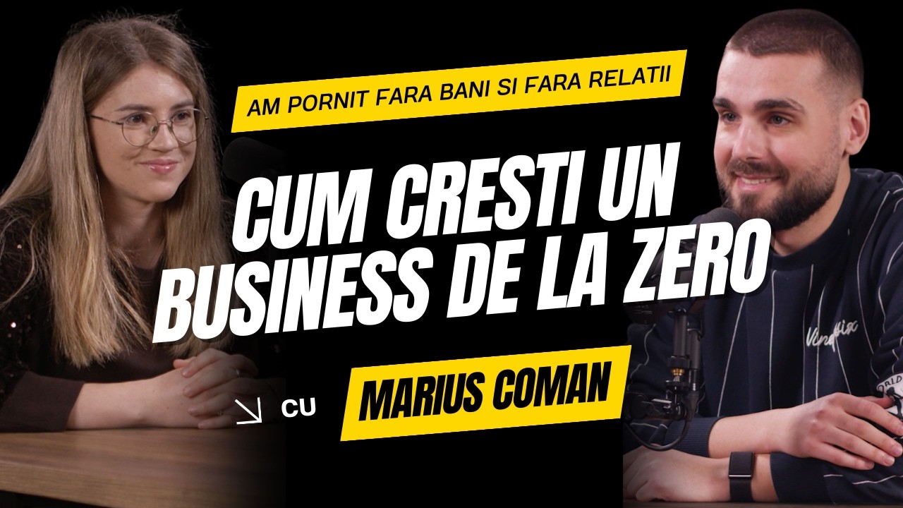 Marketing, AI și cum construiești un business de la zero  | Marius Coman - Antreprenor