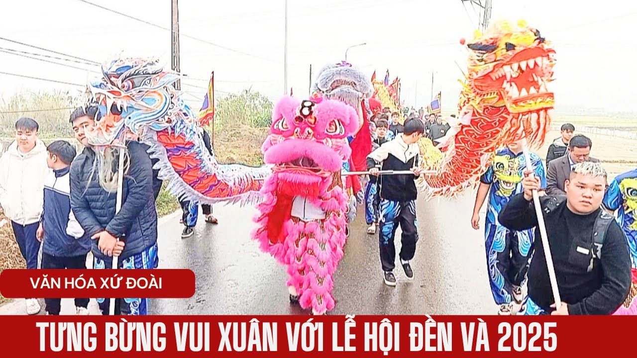 LỄ HỘI ĐỀN VÀ 2025 - ĐOÀN RƯỚC KIỆU THÁNH KÉO DÀI CẢ CÂY SỐ THẲNG TIẾN ĐÔNG CUNG