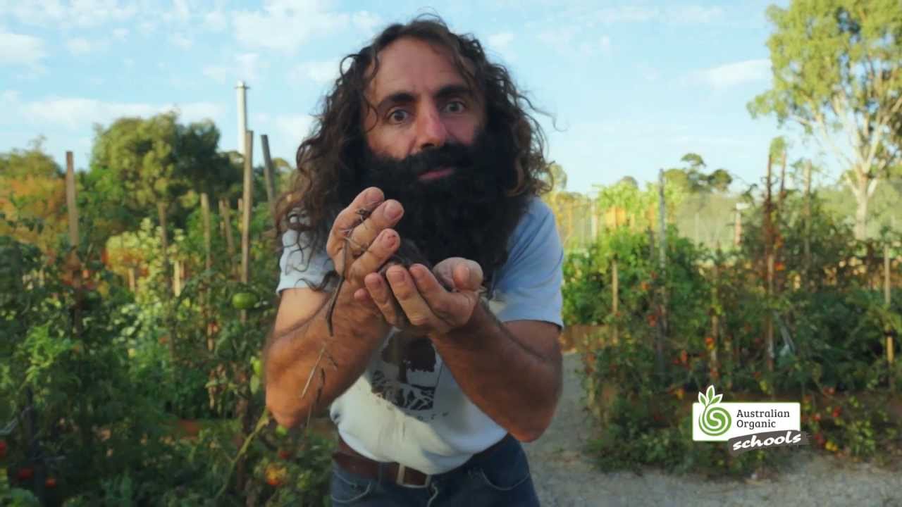 Australian Organic Schools -- Growing organic food with Costa