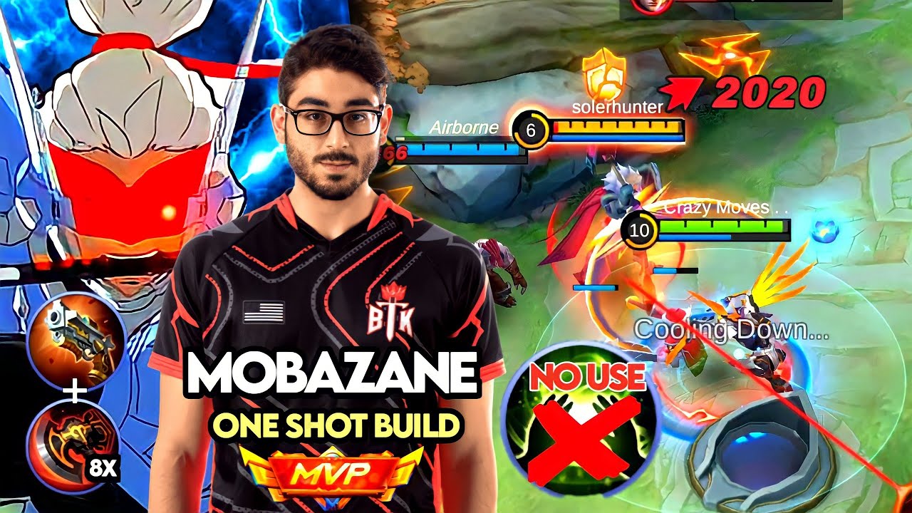 MOBAZANE THANK YOU FOR M3 CORE SABER ONE SHOT FULL HP DELETE | SABER BEST ONE SHOT BUILD!!