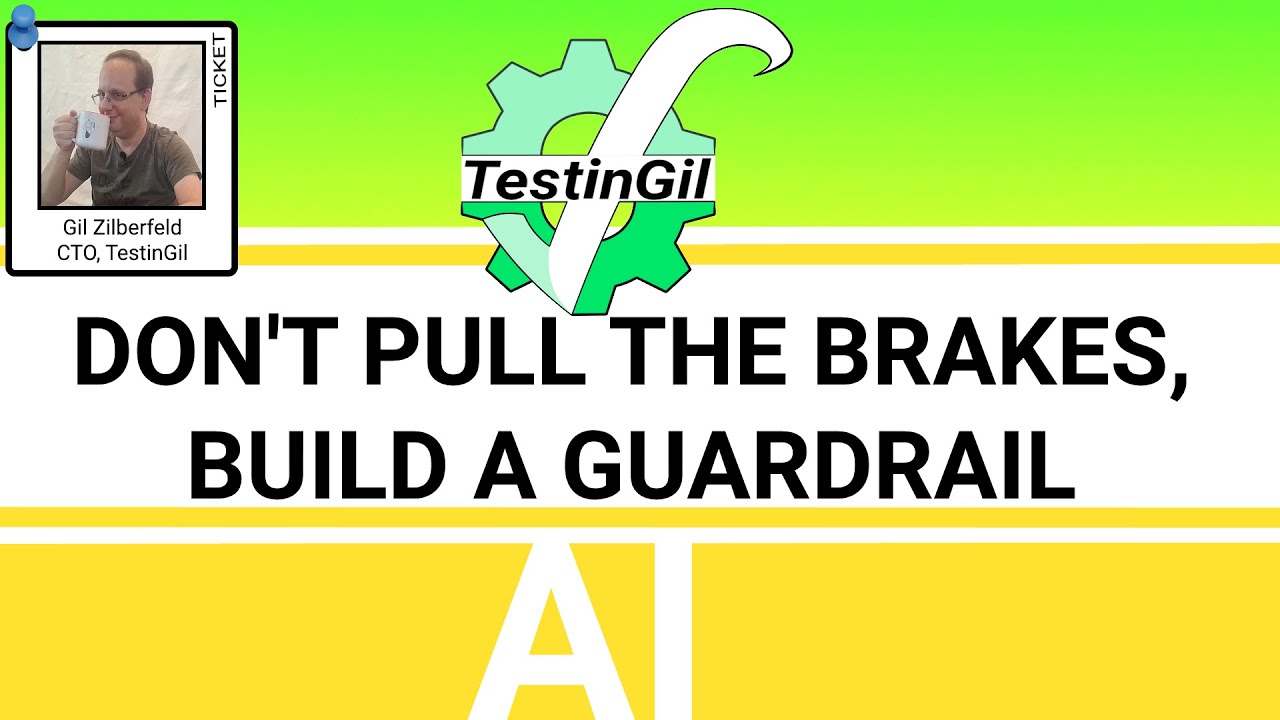 Don't pull the breaks. Build a guardrail.