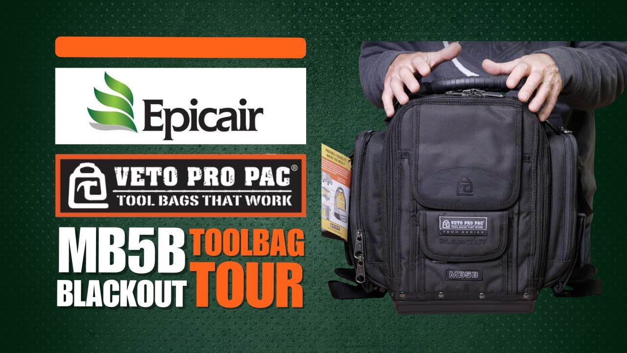 Обзор новой сумки для инструментов VETO - Veto Pro Pac MB5B Blackout от Epicair.