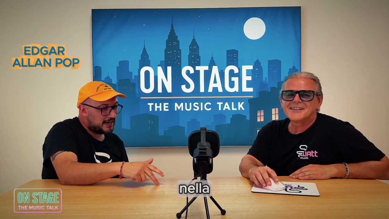 ON STAGE | The Music Talk | 4° puntata ospite EDGAR ALLAN POP