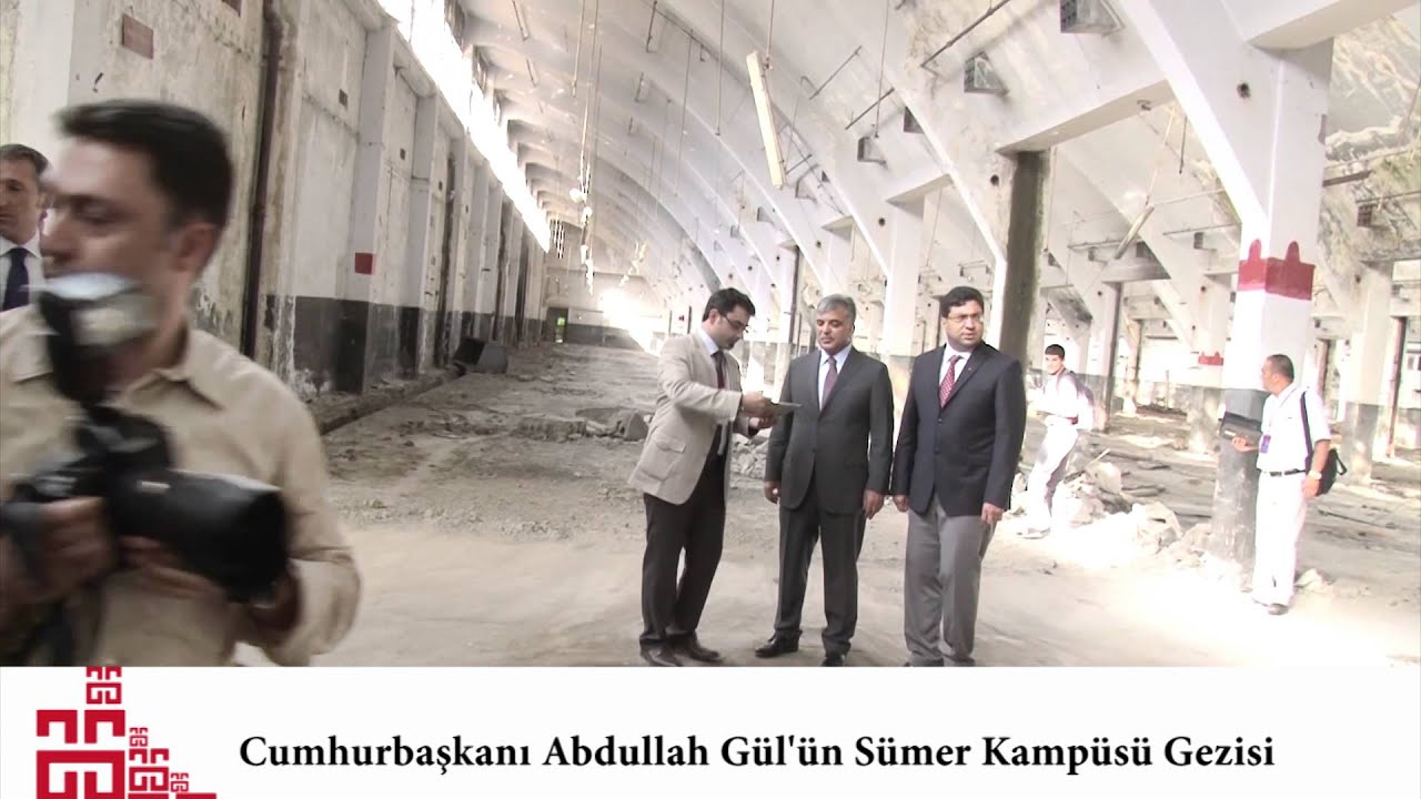 AGÜ TV-Cumhurbaskani Abdullah Gül Sümer Kampüsü Gezisi