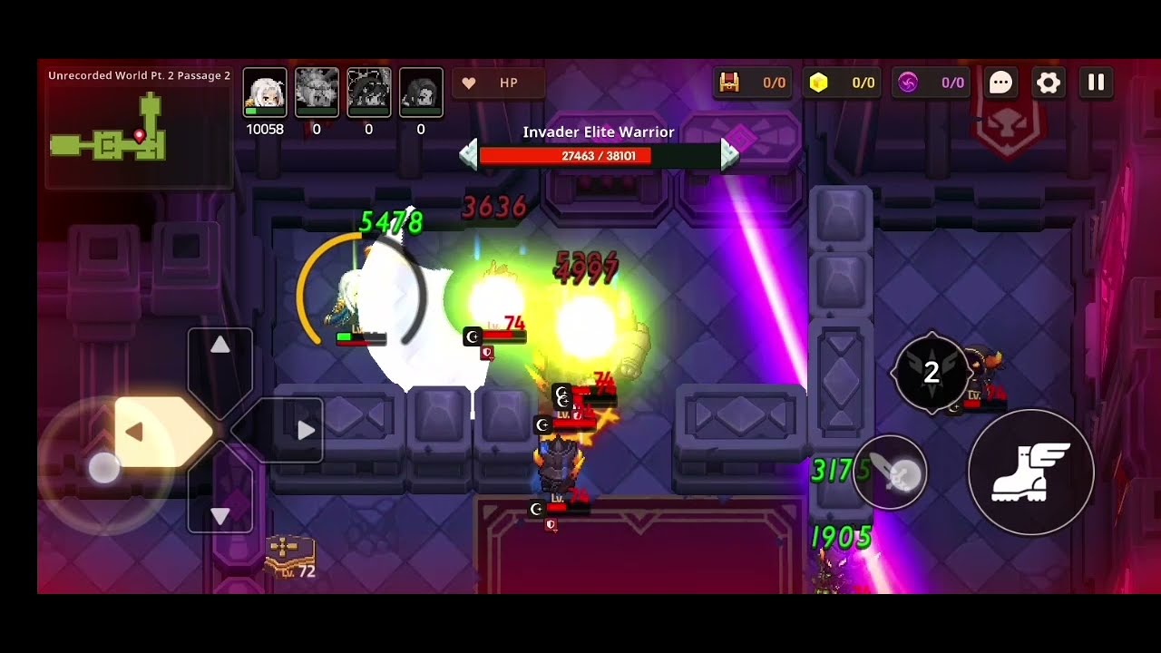 Guardian Tales World 11 Passage 2 Fresh account Lv.72 Kamael solo no revive