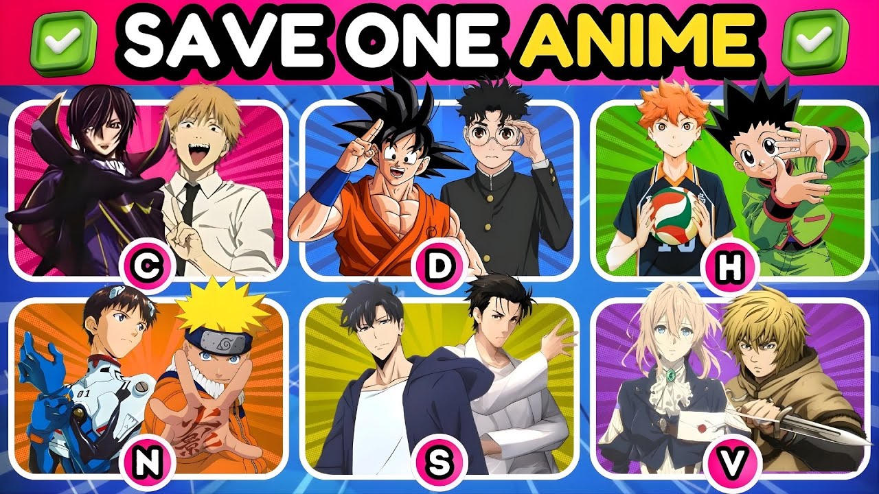 SAVE ONE ANIME FOR EACH LETTER ✅ | (A-Z) | Anime Opening Quiz 🔥