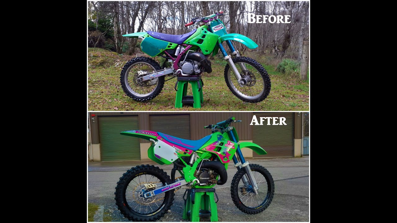 Kawasaki kx250 1991 restoration