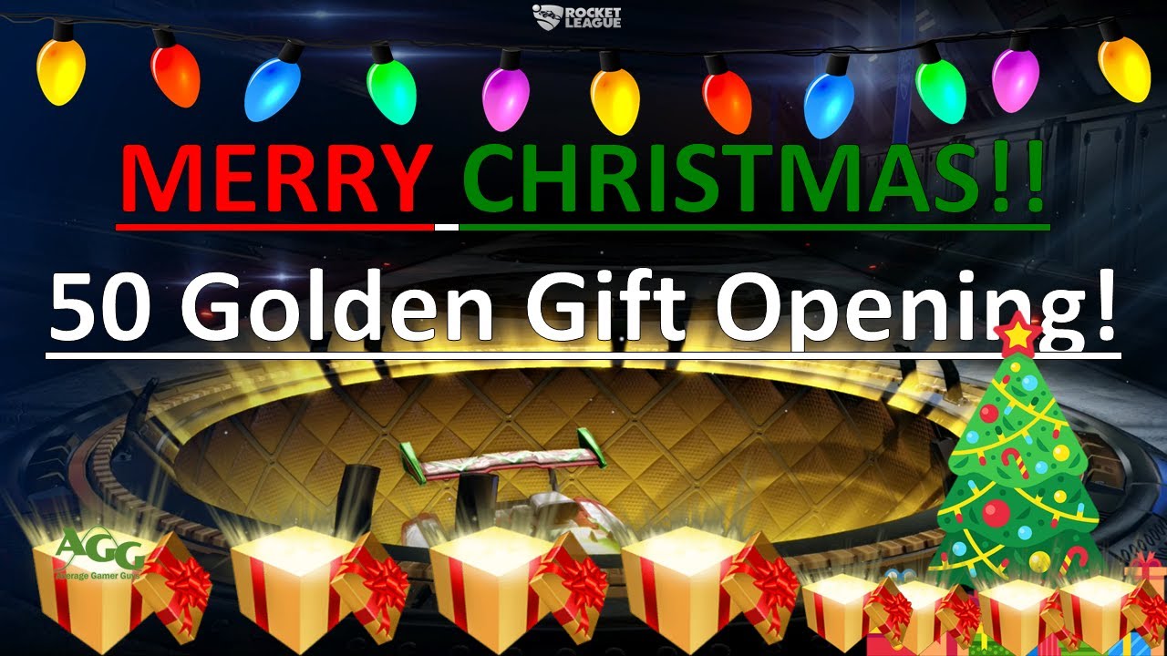 MERRY CHRISTMAS! 50 Golden Gift Crate Opening!!