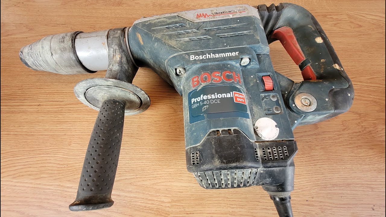 Bosch Hammer Drill Maintenance GBH 5-40 DCE