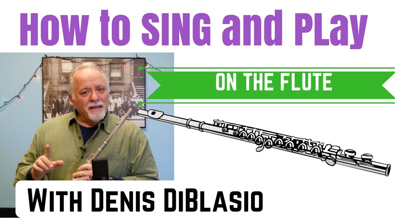 Cool!  How to SING and PLAY the Flute at the Same Time!