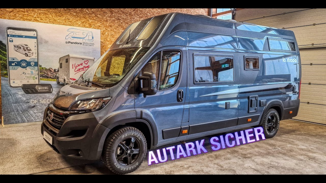 La Strada AVANTI EB 2024 | PANDORA ALARMANLAGE Autark Sicher Campen! | Einzelbetten Wohnmobil Camper