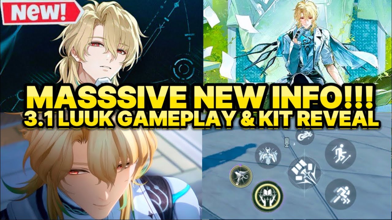 NEW INFO!!! LUUK PLAYSTYLE LOOKS INSANE! NEW 3.1 CHARACTER INFO! [Wuthering Waves] 