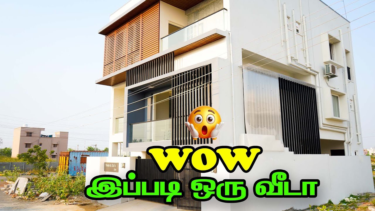 இவ்ளோ வசதி உள்ள வித்யாசாமான வீடா! Luxury Duplex House with Home design