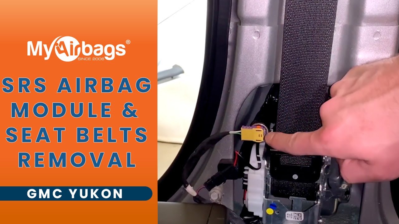 How to remove SRS Airbag Module & Seat Belts on GMC Yukon  | MyAirbags